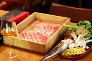 台湾の麻辣火鍋のお肉と具材