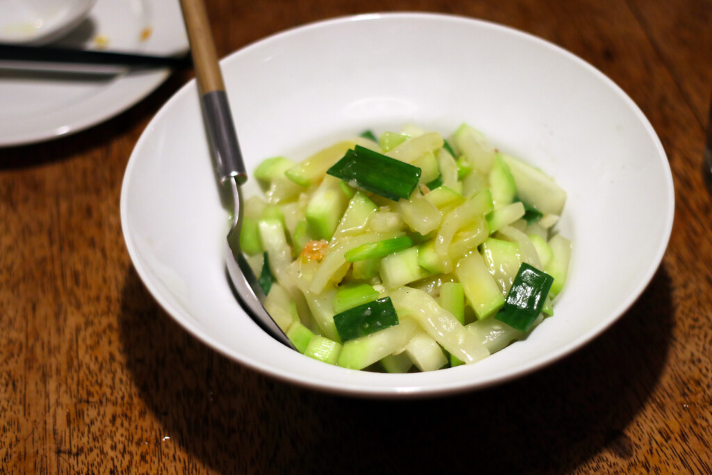 台湾野菜「胡瓜」を使った炒めもの